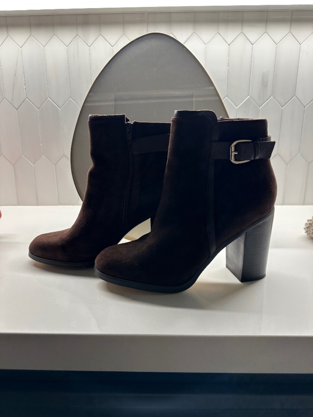 Chocolate Brown Booties 8